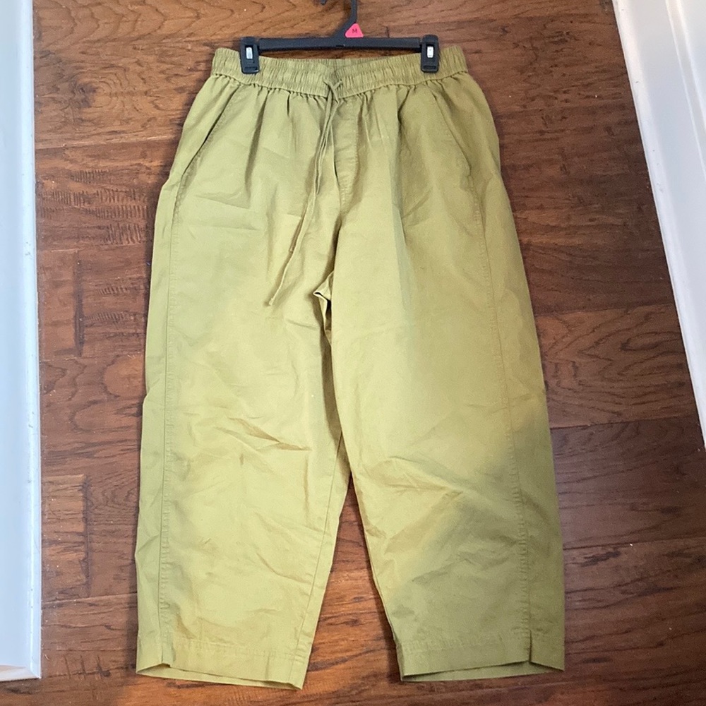 Army green wide leg pants from a new day of target.